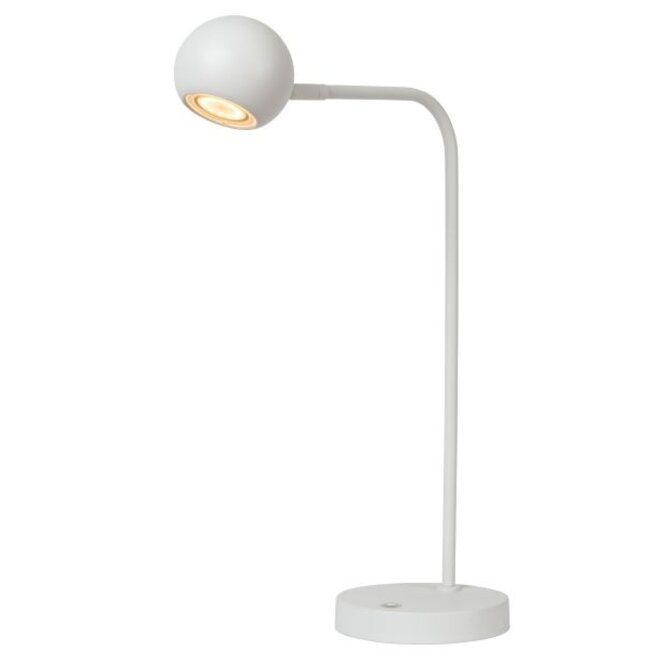 COMET - Oplaadbare Leeslamp - Accu/Batterij - LED Dimb. - 1x3W 2700K - 3 StepDim - Wit - 36621/03/31