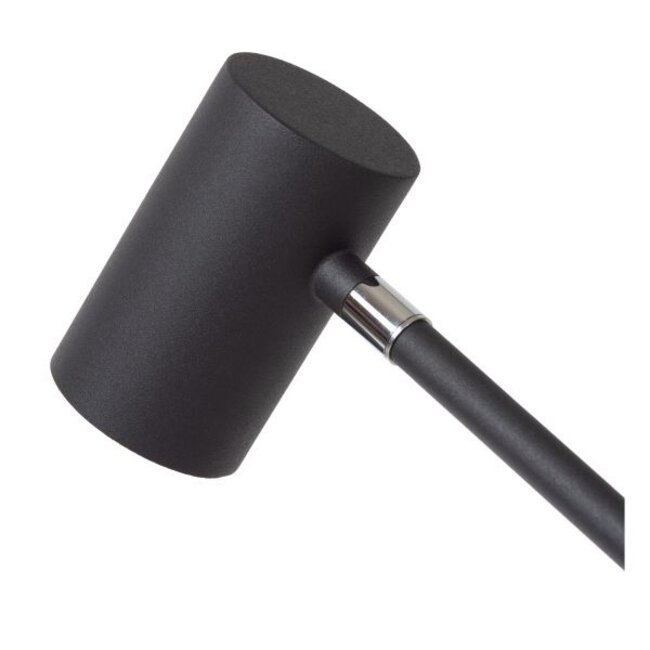 TIPIK - Lampadaire rechargeable - Accu/Batterie - LED Dim. - 1x3W 2700K - 3 StepDim - Noir - 36722/03/30