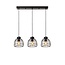 Lucide FILOX - Hanging lamp - 3xE27 - Black - 00429/03/30