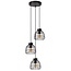 FILOX - Lampe à suspension - Ø 44,5 cm - 3xE27 - Noir - 00429/13/30