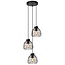 Lucide FILOX - Hanging lamp - Ø 44.5 cm - 3xE27 - Black - 00429/13/30
