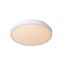 Lucide DASHER - Ceiling lamp Bathroom - Ø 29.3 cm - LED - 1x12W 2700K - IP44 - White - 79110/30/31