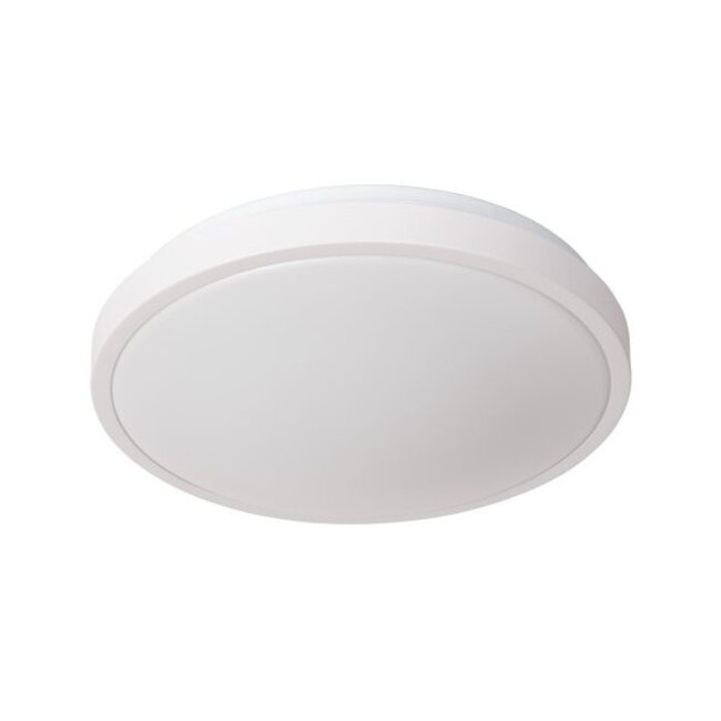 DASHER - Plafonnière Badkamer - Ø 34,8 cm - LED - 1x18W 2700K - IP44 - Wit - 79110/35/31
