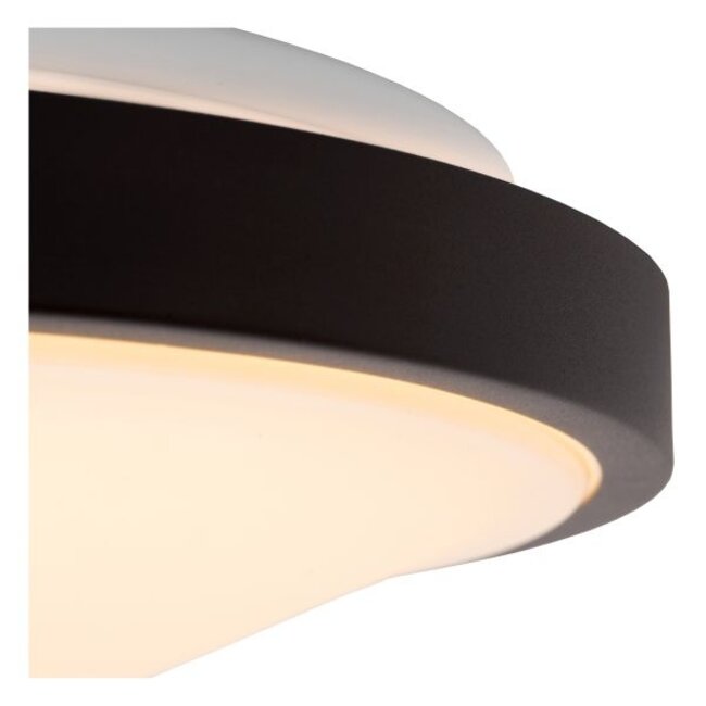 DASHER - Plafonnier Salle de Bain - Ø 41 cm - LED - 1x24W 2700K - IP44 - Noir - 79110/40/30