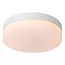 Lucide BISKIT - Ceiling light Bathroom - Ø 23 cm - LED - 1x12W 2700K - IP44 - White - 79111/24/31