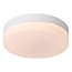 Lucide BISKIT - Plafonnier Salle de Bain - Ø 23 cm - LED - 1x12W 2700K - IP44 - Blanc - 79111/24/31