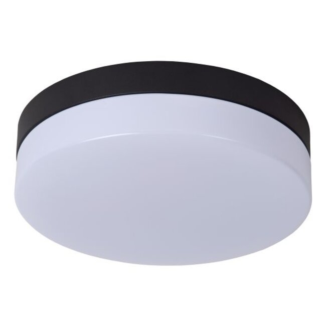 BISKIT - Plafonnier Salle de Bain - Ø 34,5 cm - LED - 1x24W 2700K - IP44 - Noir - 79111/36/30