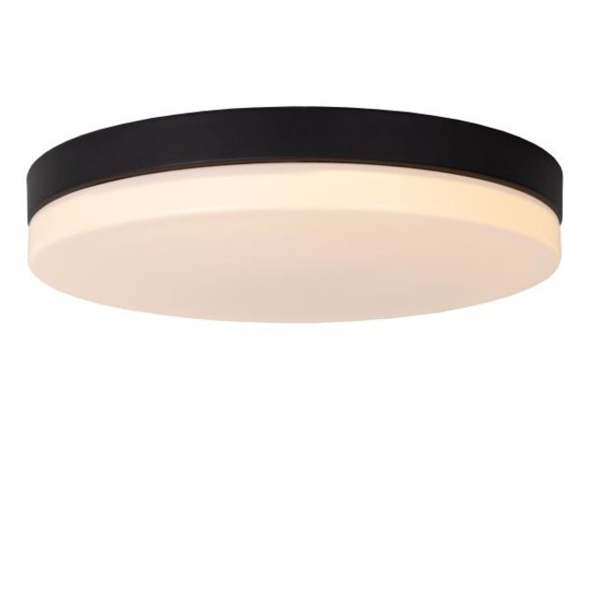 BISKIT - Plafonnière Badkamer - Ø 40 cm - LED - 1x36W 2700K - IP44 - Zwart - 79111/40/30