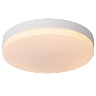 Lucide BISKIT - Ceiling light Bathroom - Ø 40 cm - LED - 1x36W 2700K - IP44 - White - 79111/40/31