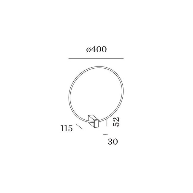 FINLIN ROUND WALL 1.0 LED wall lamp