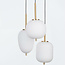 LATO hanging lamp - Ø 30 x 120 cm - antique brass - 3xE14