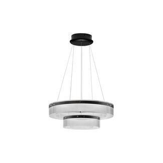 Nova Luce Lampe à suspension LED PAULINE / Ø 70 x 180 cm - noire - 72W