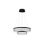Lampe à suspension LED PAULINE / Ø 70 x 180 cm - noire - 72W