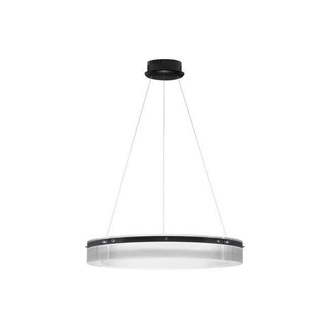 PAULINE LED hanglamp - Ø  85 x 180 cm - zwart - 55W