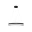 Nova Luce PAULINE LED hanging lamp - Ø 85 x 180 cm - black - 55W