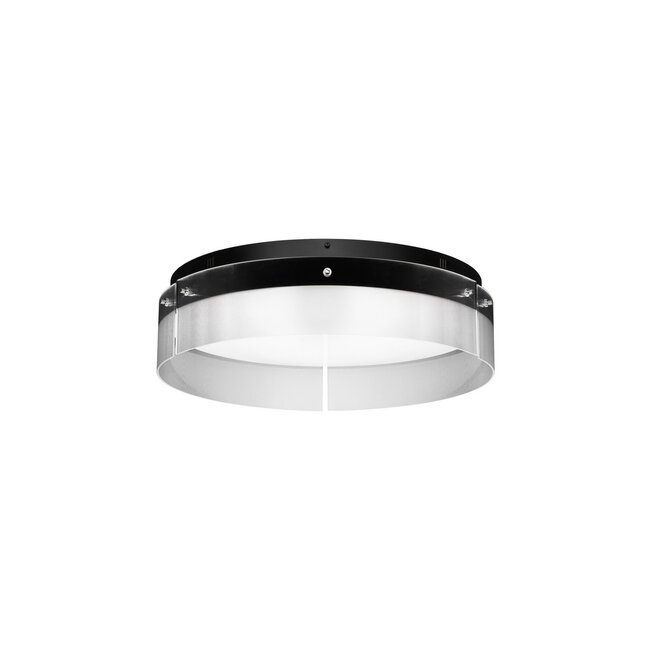 PAULINE LED ceiling lamp - Ø 55 x 15 cm - black - 48W