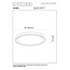 NURIA - Ceiling lamp - Ø 40 cm - LED Dimming. - 1x24W 2700K - 3 StepDim - Black - 79182/24/30