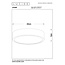 UNAR - Ceiling lamp - Ø 20 cm - LED Dimming. - 1x12W 2700K - 3 StepDim - White - 79185/20/31