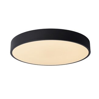 Lucide UNAR - Ceiling lamp - Ø 39.5 cm - LED Dimming. - 1x24W 2700K - 3 StepDim - Black - 79185/40/30