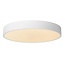 Lucide UNAR - Plafonnier - Ø 39,5 cm - LED Dimmable. - 1x24W 2700K - Variateur 3 niveaux - Blanc - 79185/40/31