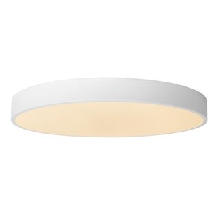 Lucide UNAR - Plafonnière - Ø 49,5 cm - LED Dimb. - 1x36W 2700K - 3 StepDim - Wit - 79185/50/31