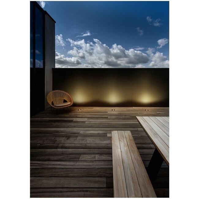 Spot de sol LED Map Asym 1.2 INOX