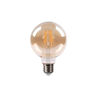 LioLights STEP DIM BULB - Filament lamp - Ø 9.5 cm - LED Dim. - E27 - 1x6W 2700K - 3 StepDim