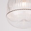 Mond - lampe suspendue - Ø 15 x 120 cm - or / verre transparent - E14