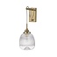 Mouth - wall lamp - gold / clear glass - E14