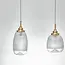 Mouth - lampe suspendue - or / verre clair -3 x E14