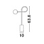 DEDALO - lampe de table - G9 - noir