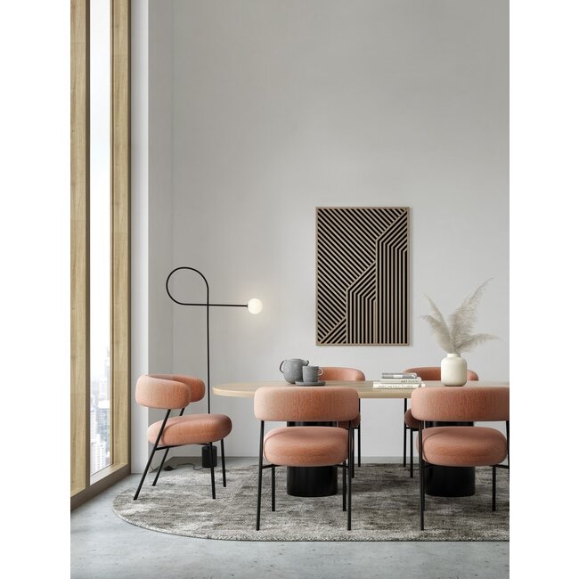 DEDALO - floor lamp - G9 - black