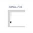 ALP - applique - 10W LED - IP54 - noir