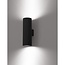 Nova Luce ALP - wandlamp - 2x10W LED - IP54 - zwart