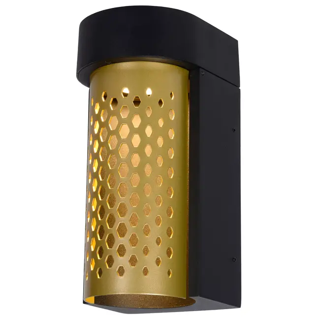 KIRAN - Outdoor Wall Lamp - LED - 1x10W 2700K - IP65 - Matt Gold / Brass - 45800/10/02