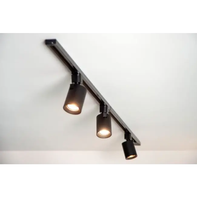 TRACK NIGEL Railspot - 1-fase Railsysteem / Railverlichting - 1xGU10 - Zwart - 09951/01/30