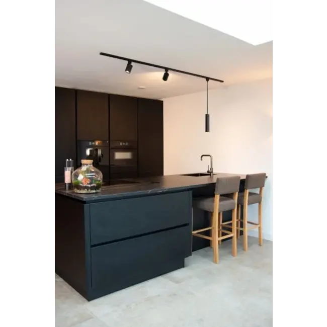 TRACK NIGEL Railspot - 1-fase Railsysteem / Railverlichting - 1xGU10 - Zwart - 09951/01/30