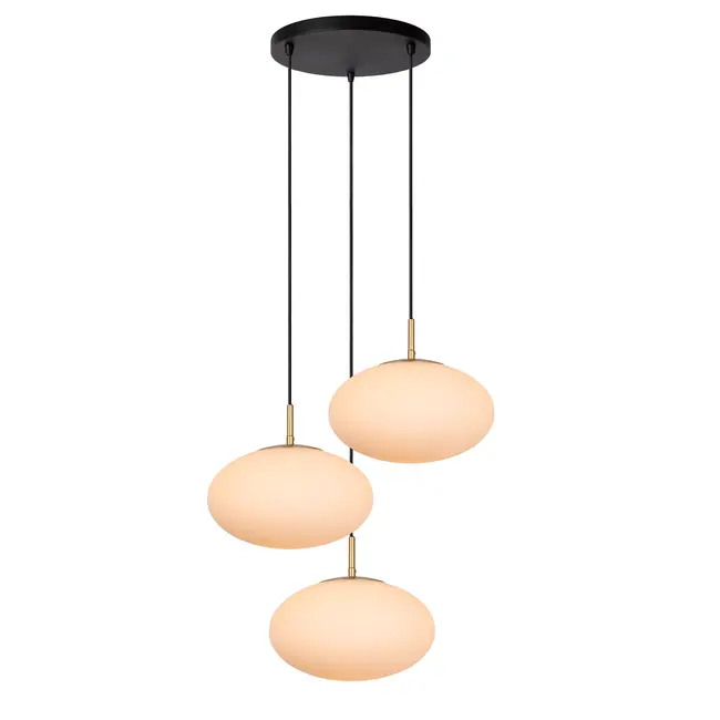 ELYSEE - Hanging lamp - Ø 55 cm - 3xE27 - Opal - 21430/13/61