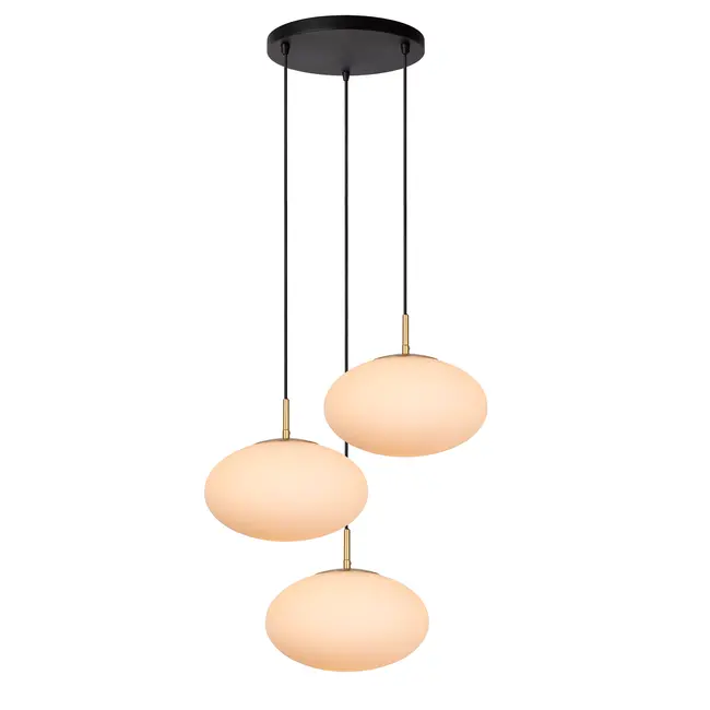 ELYSEE - Hanglamp - Ø 55 cm - 3xE27 - Opaal - 21430/13/61