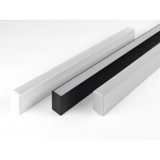 EXTERUS POWERLINE ON LED plafond lichtlijn 38x75mm WIT