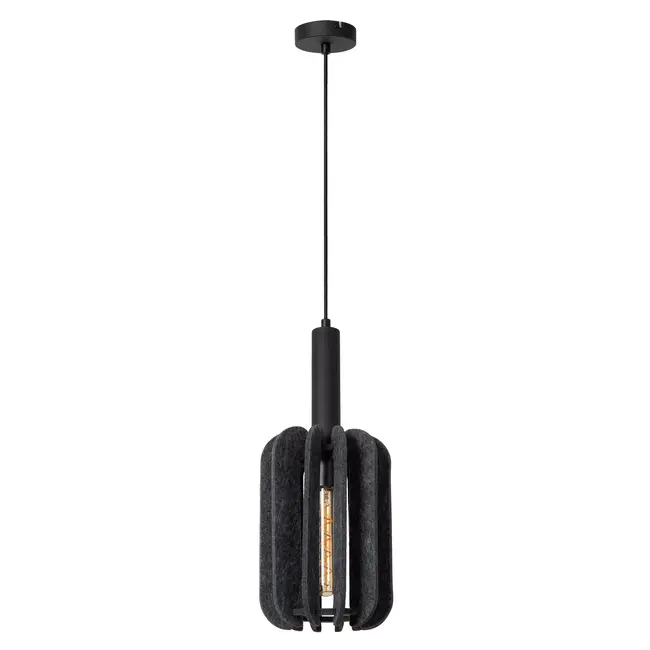 RAFAL - Lampe à suspension - Ø 20 cm - 1xE27 - Gris - 45492/01/36