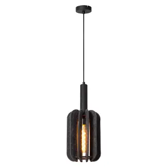 Lucide RAFAL - Hanglamp - Ø 20 cm - 1xE27 - Grijs - 45492/01/36