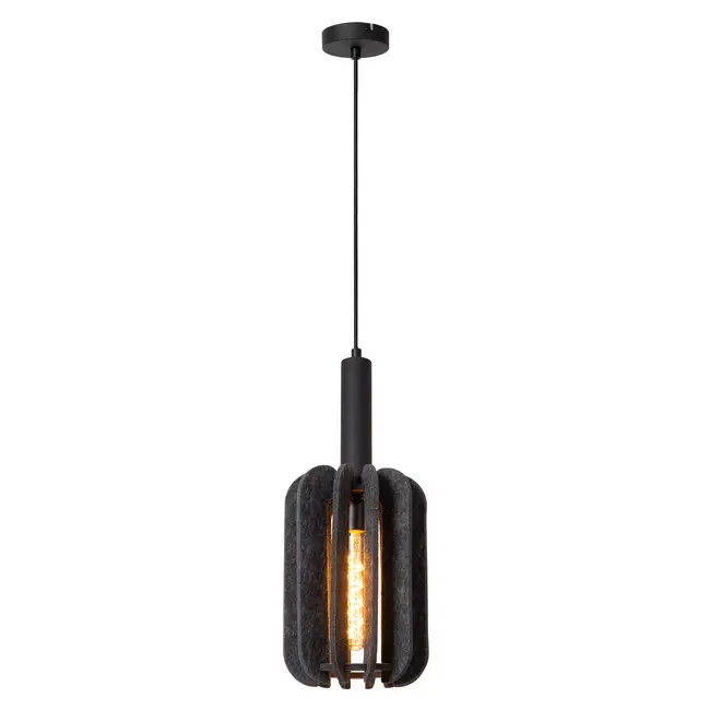 RAFAL - Hanglamp - Ø 20 cm - 1xE27 - Grijs - 45492/01/36