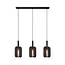 Lucide RAFAL - Hanging lamp - 3xE27 - Gray - 45492/03/36