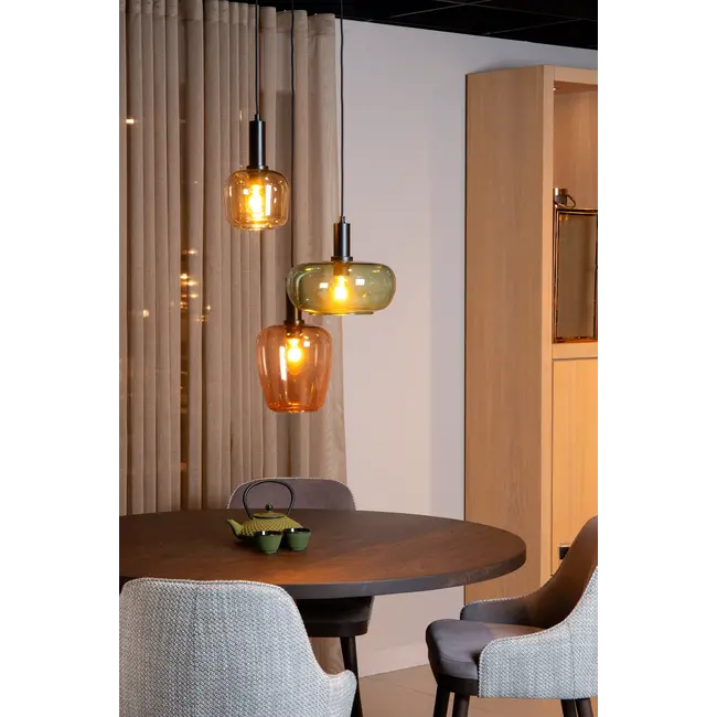 ILONA - Hanging lamp - 3xE27 - Black - 45408/13/99