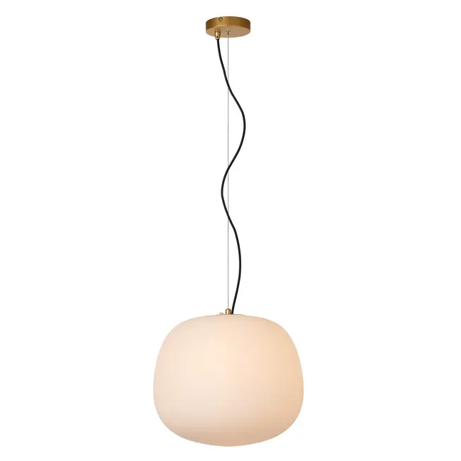 ELYSEE - Hanglamp - Ø 38 cm - 1xE27 - Opaal - 21431/38/61