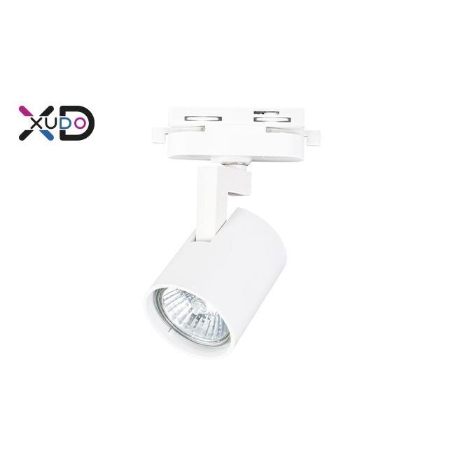 1.5m rail system XUDO with 4 spotlights 1-phase white