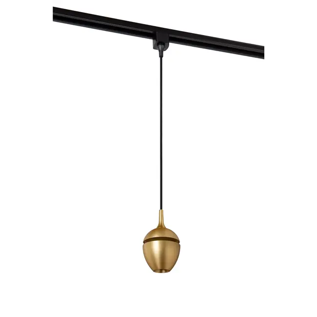 TRACK PRESTON Hanging lamp - 1-phase track system / track lighting - 1xGU10 - Matt Gold / Brass (Expansion) - 09958/01/02