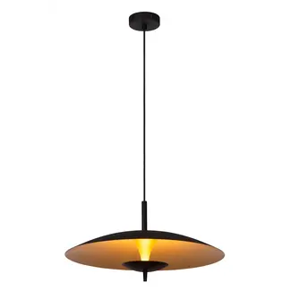 Lucide VULCAN - Hanging lamp - Ø 47 cm - LED Dimming. - 1x9W 3000K - Black - 30461/09/30