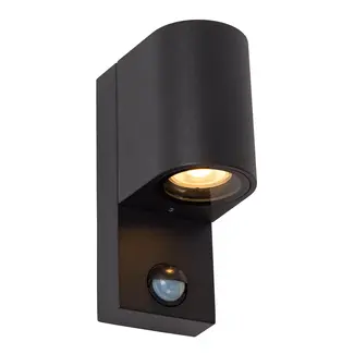 Lucide ZARO IR - Spot mural Extérieur - 1xGU10 - IP65 - Noir - 69803/01/30